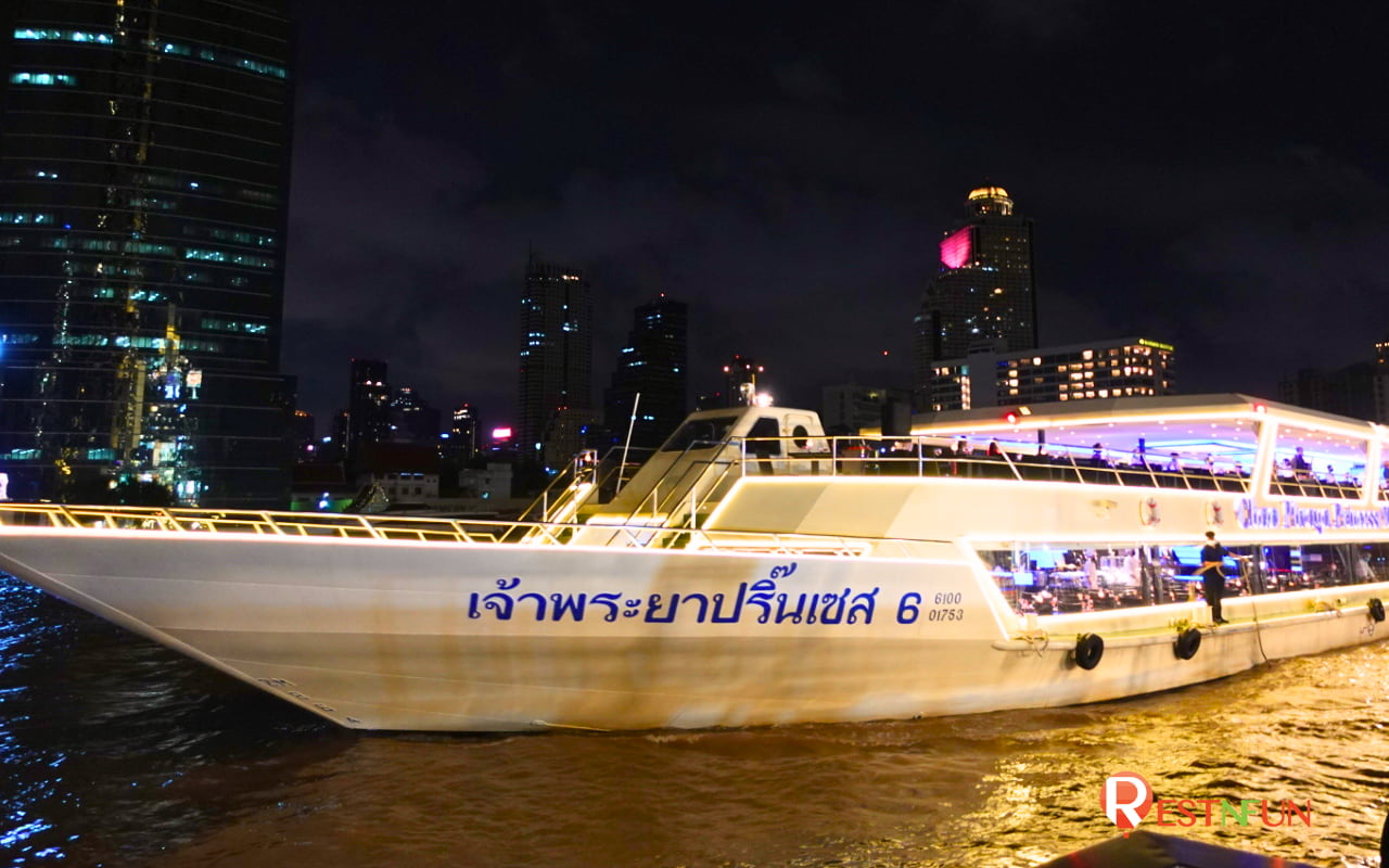 ราคาสุดคุ้ม ล่องเรือเจ้าพระยาไปกับเรือดินเนอร์ Chao Phraya Princess จองเลยที่ RestNFun 